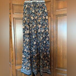 Natural Life floral wide legged pants